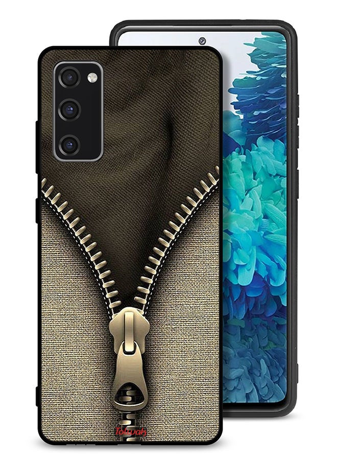 Tolwak Samsung Galaxy S20 FE Protective Case Cover Zip Pattern - Image 1