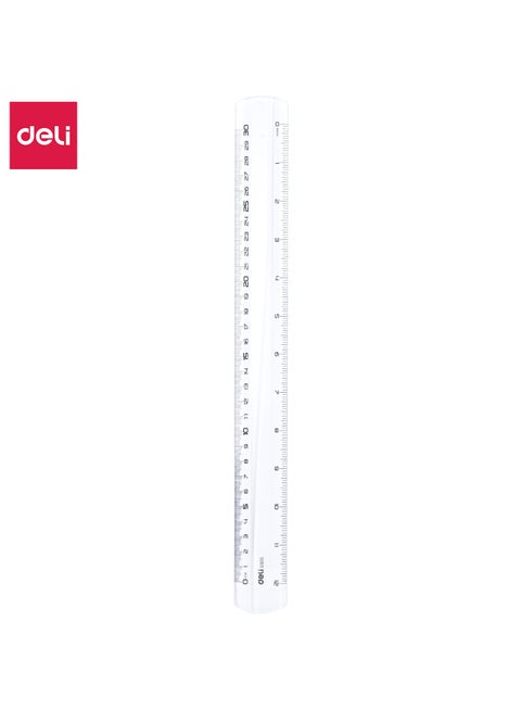 EG00312 Ruler 30cm (12 inch) Transparent Ideal for Measuring and Drawing