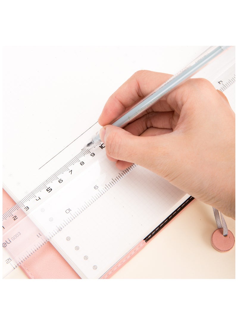 Deli EG00312 Ruler 30cm (12 inch) Transparent Ideal for Measuring and Drawing - Image 4