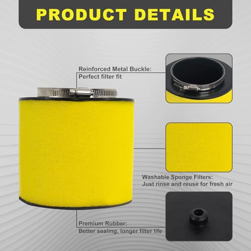 Podoy 17254-HPO-A00 Air Filter Compatible with Honda Pioneer 700 Foreman 500 Rincon 680 Big Red MUV700 TRX680FA TRX680FGA TRX500FM TRX500FE TRX500FA TRX500FPA SXS700M2 by Podoy - Image 2