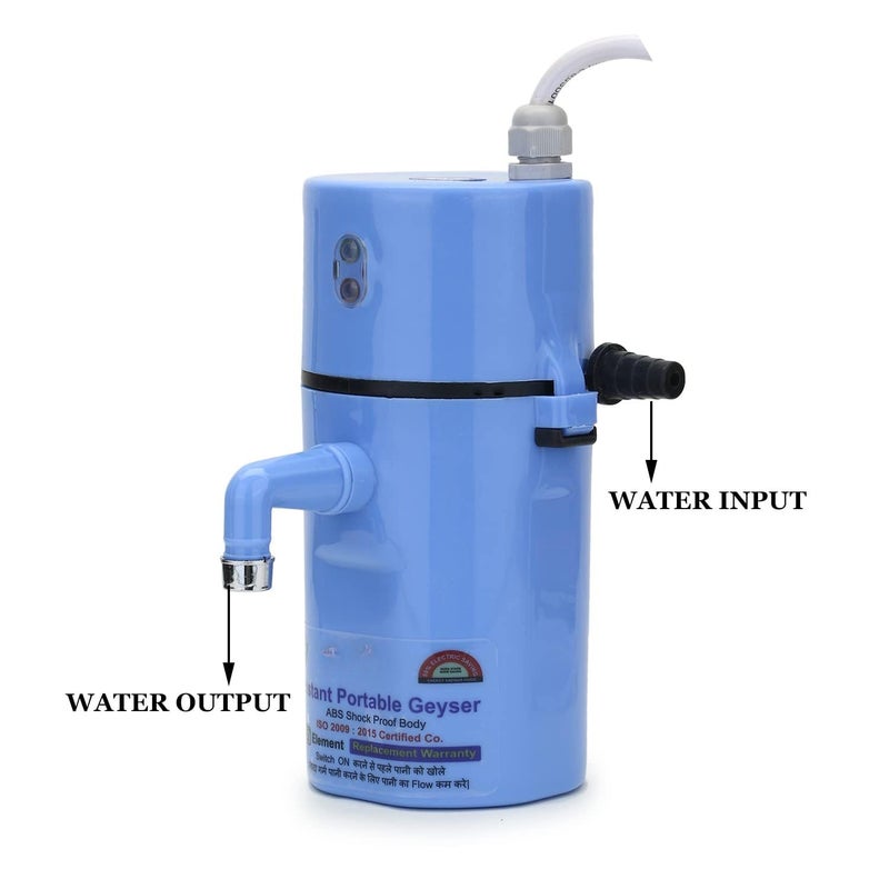 Drumstone DRUMSTONE 20 Instant Electric Water Geyser Unlimited Water Flow Mini Geyser Portable EnergyEfficient with ShockProof Design  - Image 5