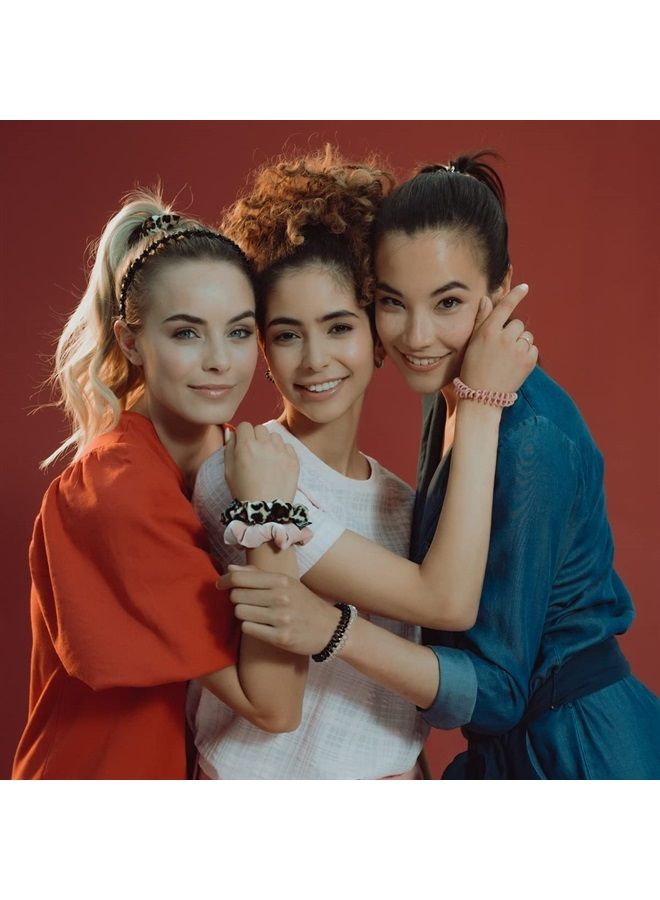 invisibobble Original Traceless Spiral Hair Ties with Strong Grip, Non-Soaking, Hair Accessories for Women - Crystal Clear , 3 Count (Pack of 1) - Image 4