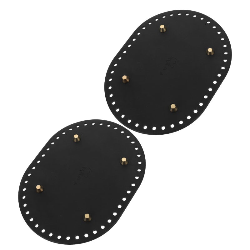 2pcs Bag Bottoms Diy Crochet Bags Handbag Making Kit With Smooth For Shoulder Bags Totes Backpacks And More - Image 1