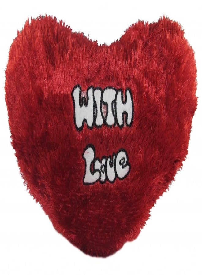 Tickles Heart with Love Cushion Soft Stuffed Plush Toy Gifts for Boys & Girls Wedding Anniversary Birthday Valentine's Day (Size: 45 cm Color: Red) - Image 1