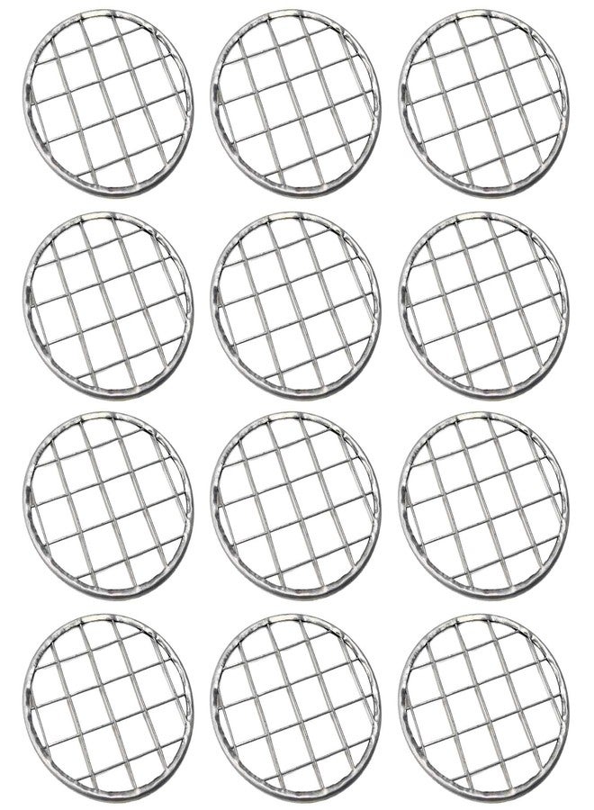 PDETVEO 12PCS Mason Jar Insert Lids, Flower Arranging Organizer with Ring Bands for Regular Mouth Canning Jars - Image 1