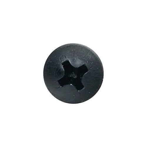 ROK 100 Pack Rok Hardware #10 x 3/4" Coarse Deep Thread Pan Head Screws Black Phosphate Wood MDF - Image 2