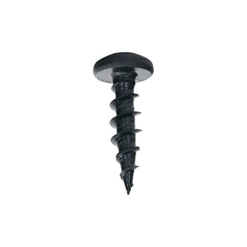 ROK 100 Pack Rok Hardware #10 x 3/4" Coarse Deep Thread Pan Head Screws Black Phosphate Wood MDF - Image 5