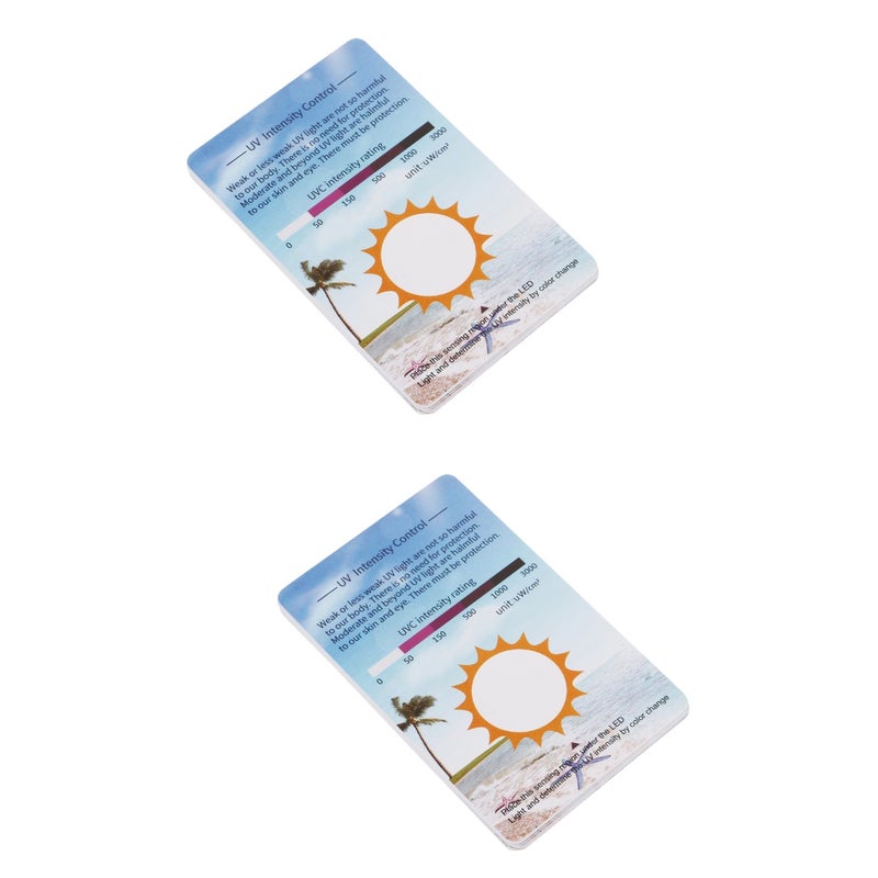 12 Pcs UV Testing Cards UV Testing Cards UV Identifying Card UV Identifiers - Image 1