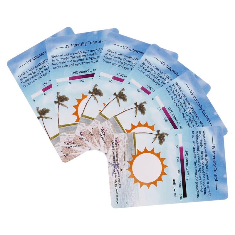 12 Pcs UV Testing Cards UV Testing Cards UV Identifying Card UV Identifiers - Image 5