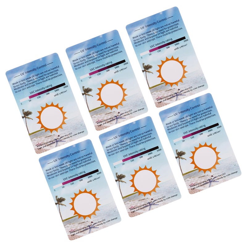 12 Pcs UV Testing Cards UV Testing Cards UV Identifying Card UV Identifiers - Image 3