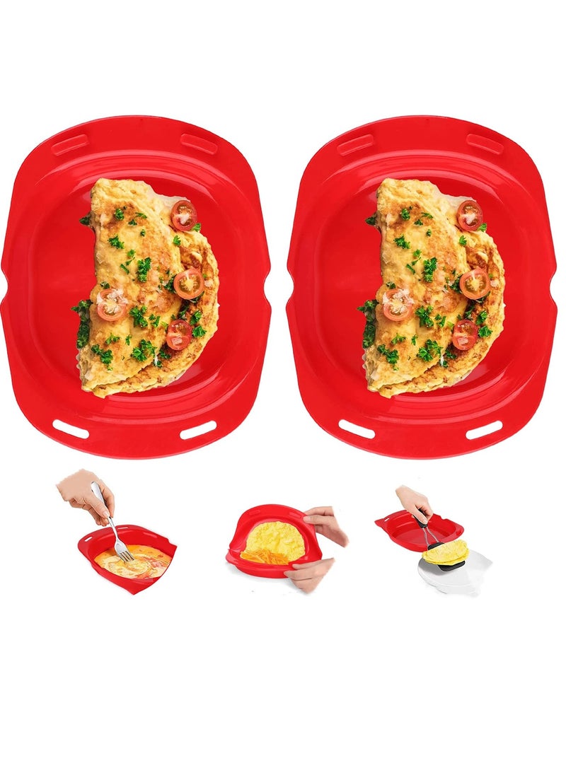 Silicone Omelette Maker, Non-Stick Microwave Egg Cooker, Oven Safe Egg Roll and Pancake Molds, Quick Egg Maker for Egg McMuffins (2PCS) - pzsku/ZBBAEA087EC59E80716F8Z/45/_/1729672550/f4b97883-5412-4083-af5a-86b4df28aff1