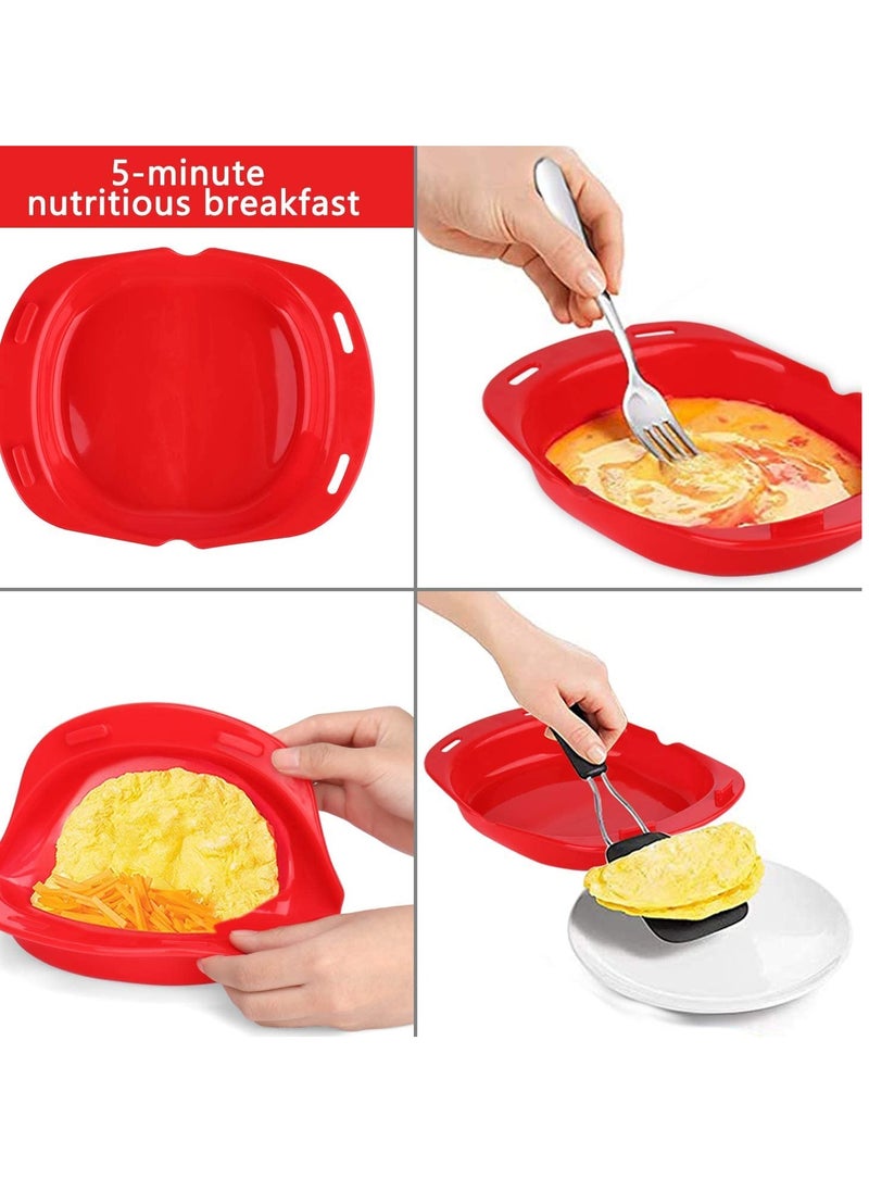 Silicone Omelette Maker, Non-Stick Microwave Egg Cooker, Oven Safe Egg Roll and Pancake Molds, Quick Egg Maker for Egg McMuffins (2PCS) - pzsku/ZBBAEA087EC59E80716F8Z/45/_/1729672580/aeda851a-c833-45be-bc28-c37f53956ae0