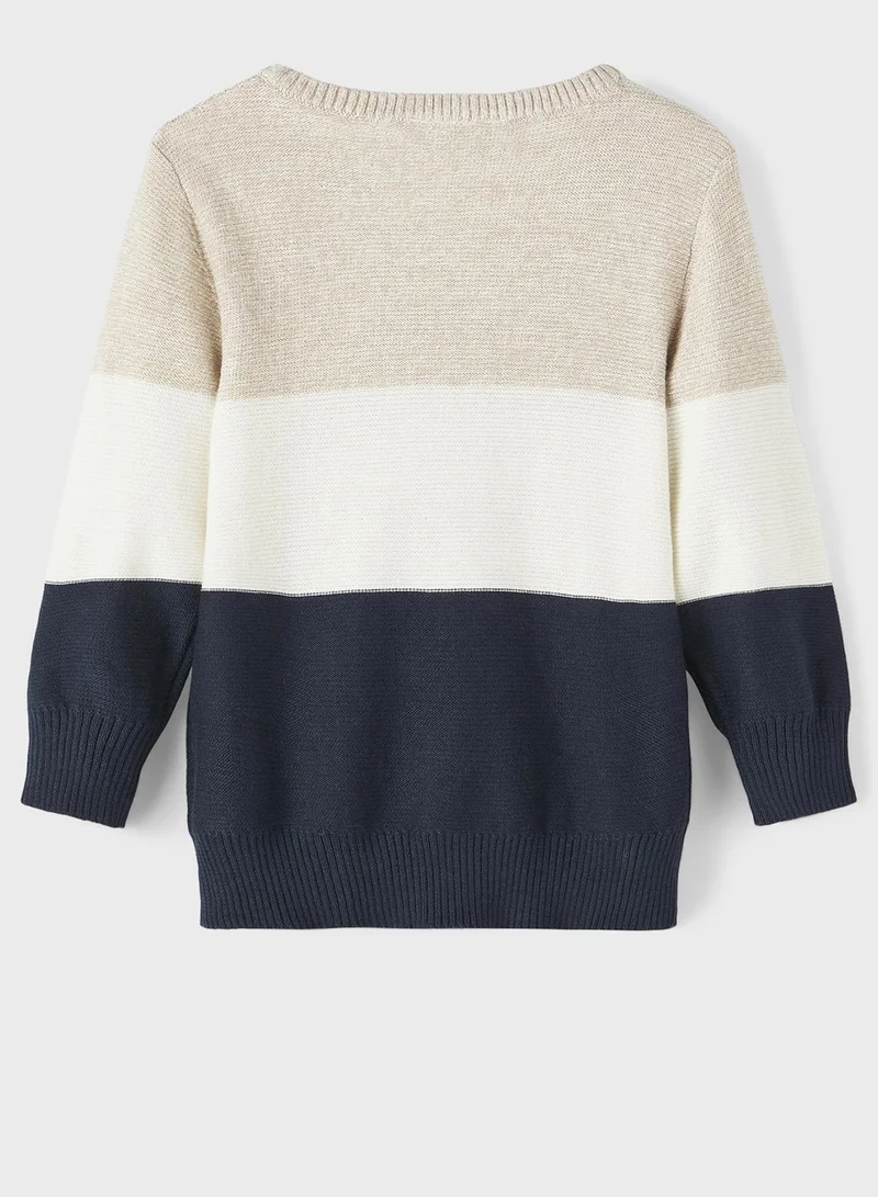 NAME IT Kids Color Block Sweater