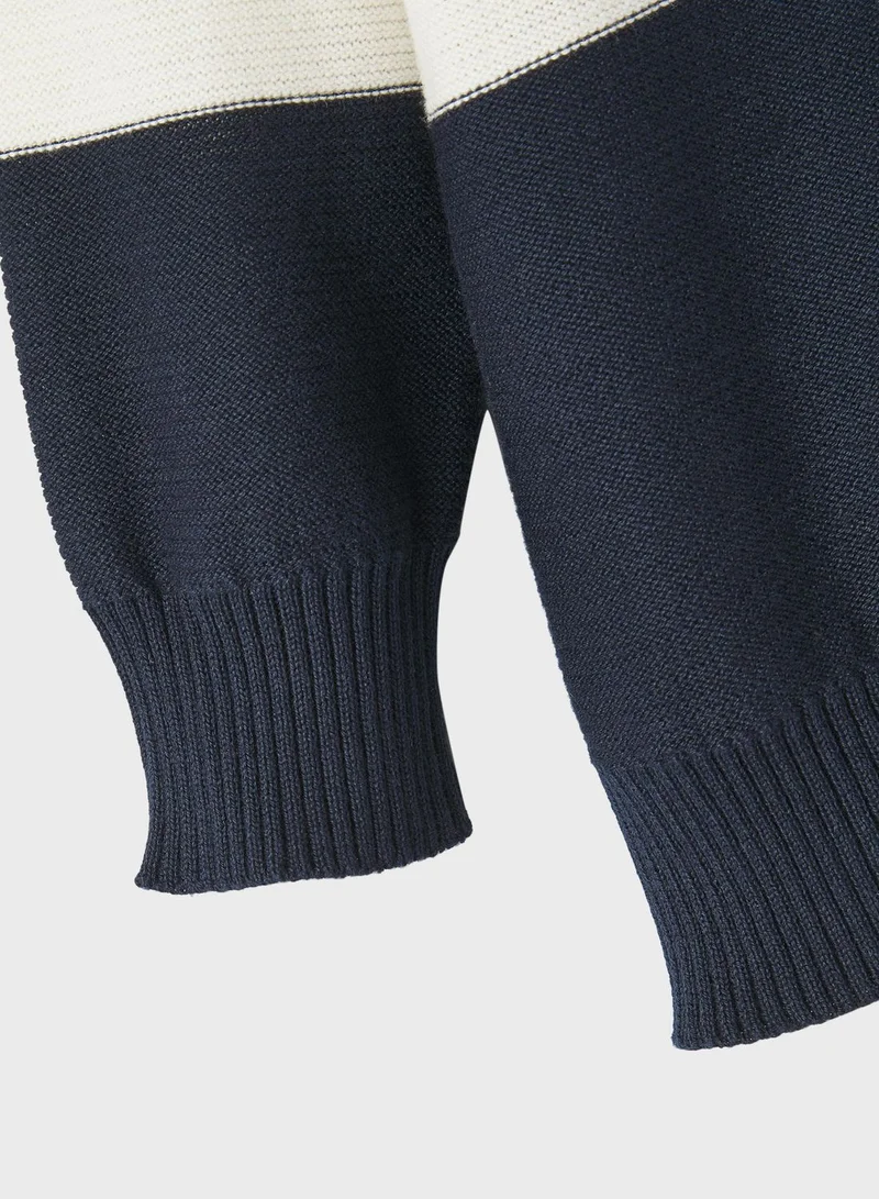 NAME IT Kids Color Block Sweater