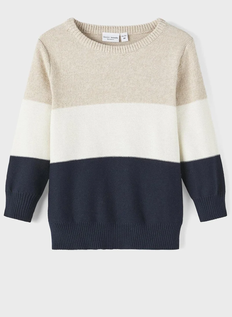 NAME IT Kids Color Block Sweater