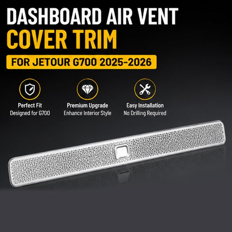 Fits For Jetour G700 2025-2026 Car A/C Outlet Instrument panel air conditioning Protective Cover Air Conditioning Vent Anti Blocking Net Accessories Silvery - Image 2