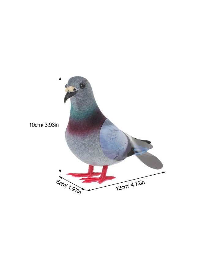 BESPORTBLE BESPORTBLE Simulation Pigeon, 2Pcs Artificial Foam Pigeon Lifelike Pigeon Fake Pigeon Mini Artificial Birds for DIY Crafts Seasonal Display Birdhouses Garden Home Decor  - Image 2