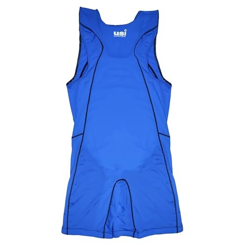 USI Men's Weightlifter Suit (Blue, M) - Image 4