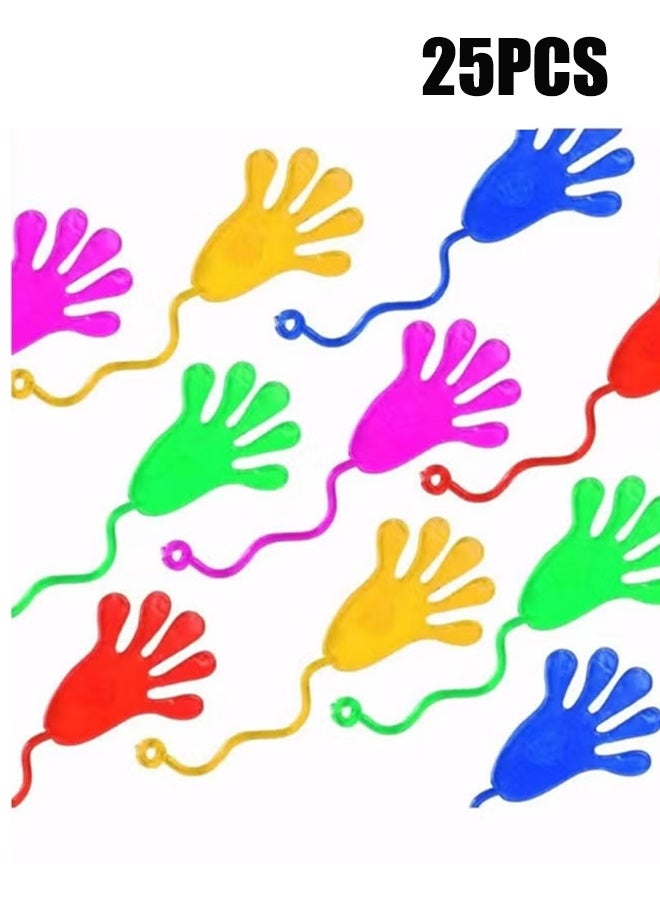 واي جيه 25 قطعة أيدي لزجة ، إصبع لزج ، مجموعات هدايا حفلات الأطفال ، ألعاب ممتعة ، هدايا للحفلات ، أيدي لزجة مطاطية أحمق ، هدايا للحفلات ، مقالات حفلات أعياد الميلاد ، ألعاب للأطفال الحسية - Image 1