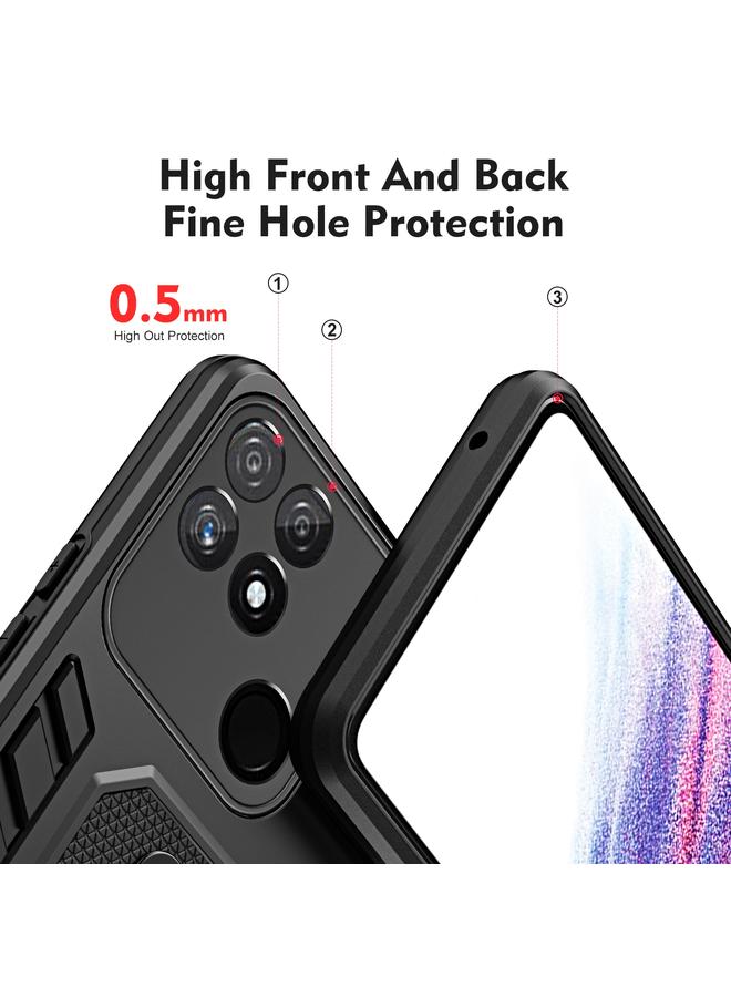 اس-توب جراب هاتف Realme Narzo 50A Variety Brave Armor مع حلقة إصبع - Image 4