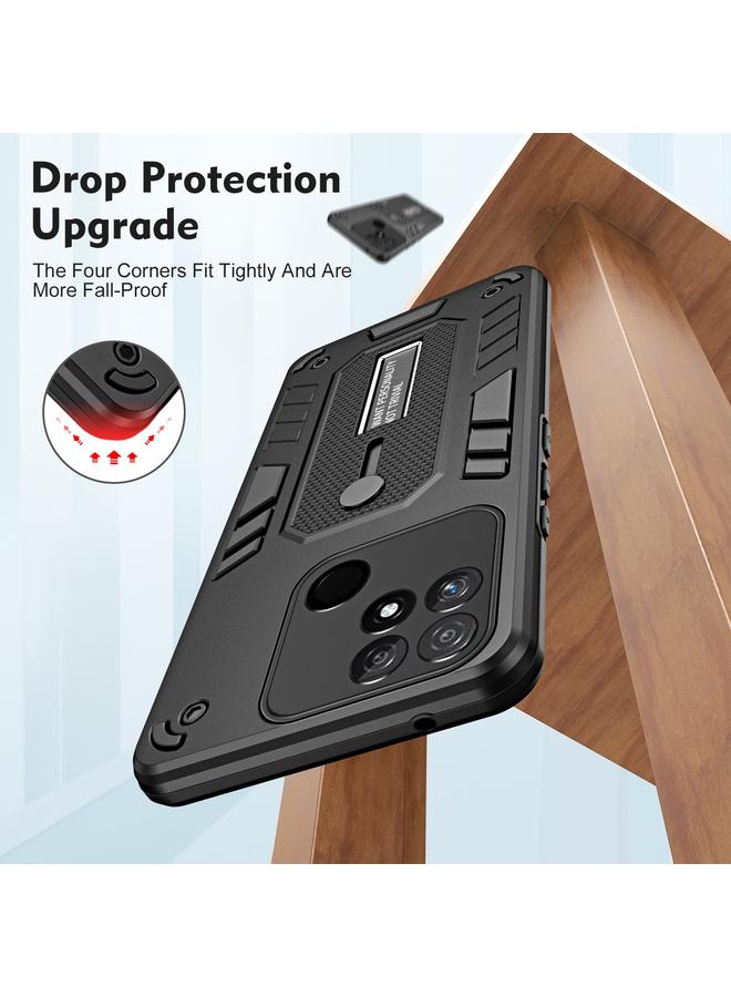 اس-توب جراب هاتف Realme Narzo 50A Variety Brave Armor مع حلقة إصبع - Image 3