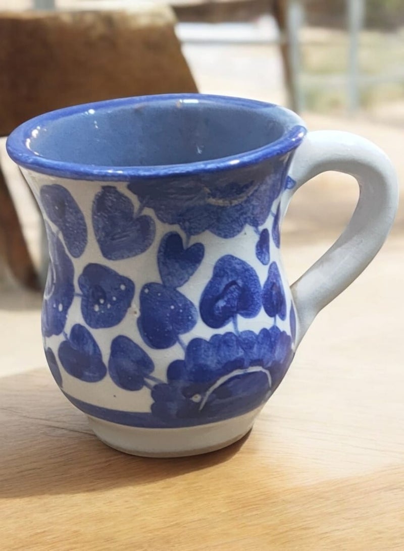 color zone pottery Mug, Microwave Safe, Hand Painted Pottery  - Image 2