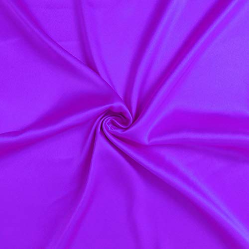 Oussum Satin Pillow case Soft & Comfortable Silk Pillowcase Solid Pillow Cover Single Pcs with Free Scrunchie (Prism Violet, Regular Size (18"x27") - Image 4
