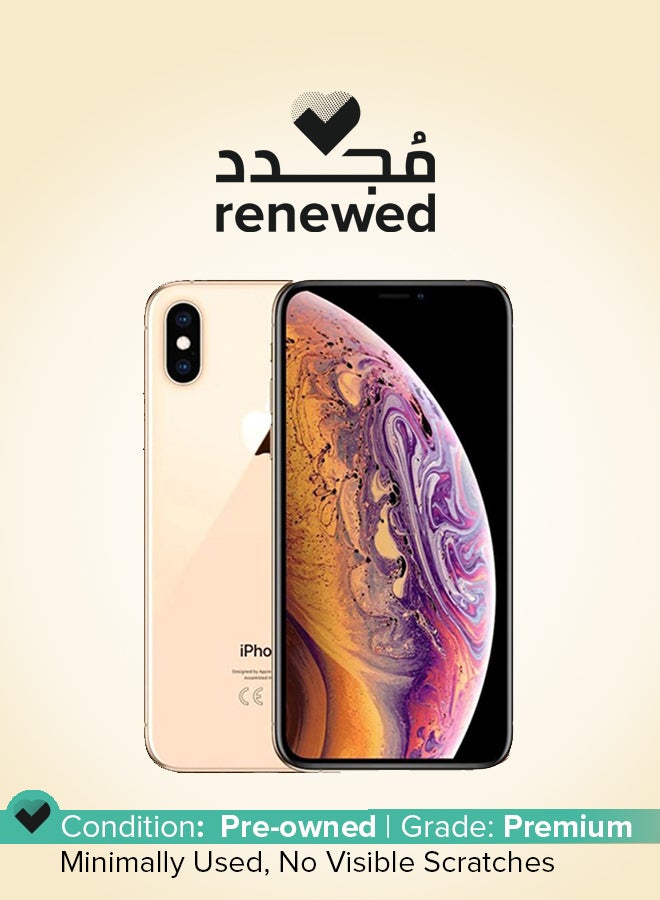 Apple Renewed - iPhone XS Max 64GB Gold 4G With Facetime - International Version - Image 1