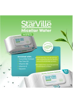 starville StarVille Micellar Water Wipes 50  - Image 4