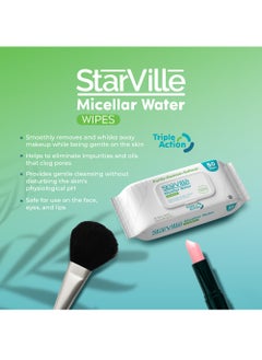 starville StarVille Micellar Water Wipes 50  - Image 3