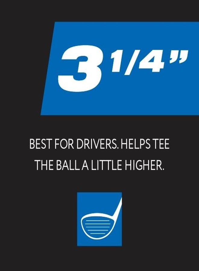 PrideSports PTS Plastic Golf Tees | 30 Count, 3-1/4 Inch | #1 Plastic Tee on Tour | Best for Drivers & Woods - Image 5