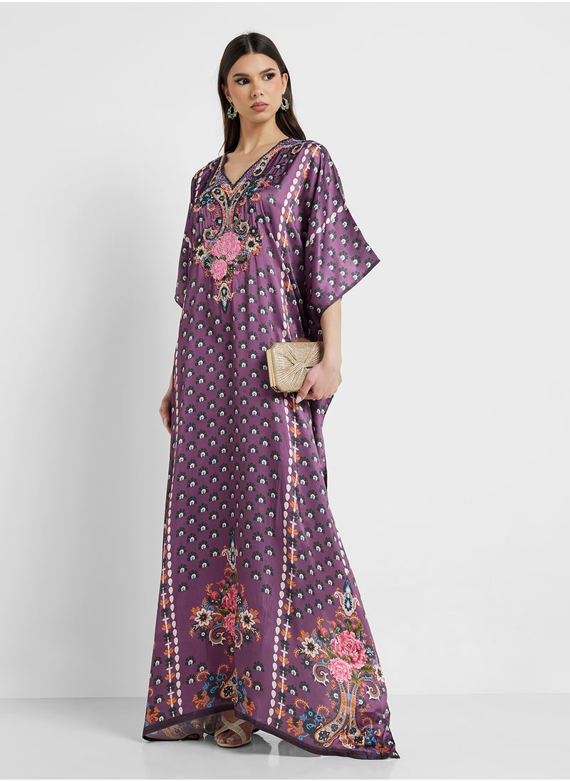 ARABIAN CLOSET MUKHAWAR KAFTAN  - Image 1
