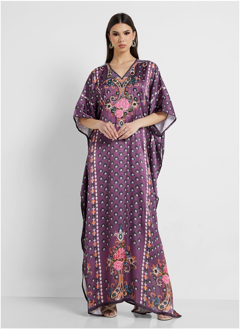 ARABIAN CLOSET MUKHAWAR KAFTAN  - Image 4