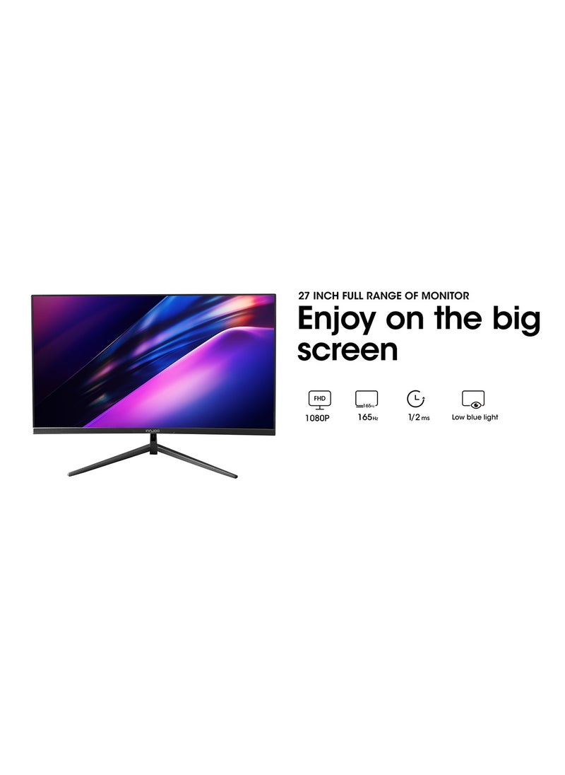 InnJoo - 27 inch FHD (1080P) T271 Gaming Monitor IPS with Refresh Rate 165Hz  0.5 ms Response Time - Image 1