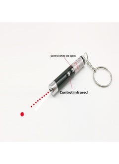 Generic Mini Aluminum Alloy Infrared Teaching Pen Cat Laser Pointer Pet Supplies LED Flashlight Key Light-Color:Red  - Image 4