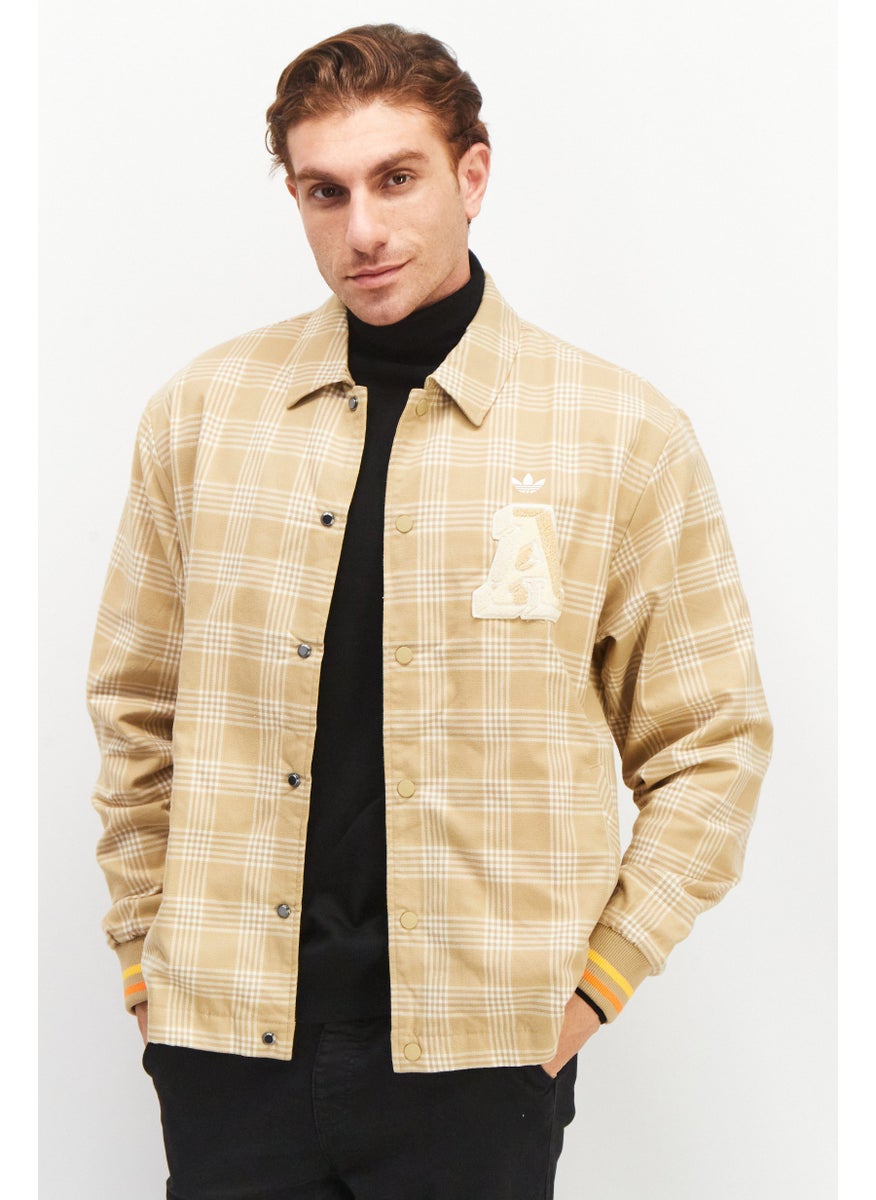 adidas Originals Men Sportswear Fit Brand Logo Jacket Shirt, Multicolor  - Image 1