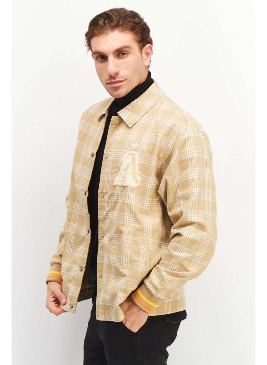adidas Originals Men Sportswear Fit Brand Logo Jacket Shirt, Multicolor  - Image 3