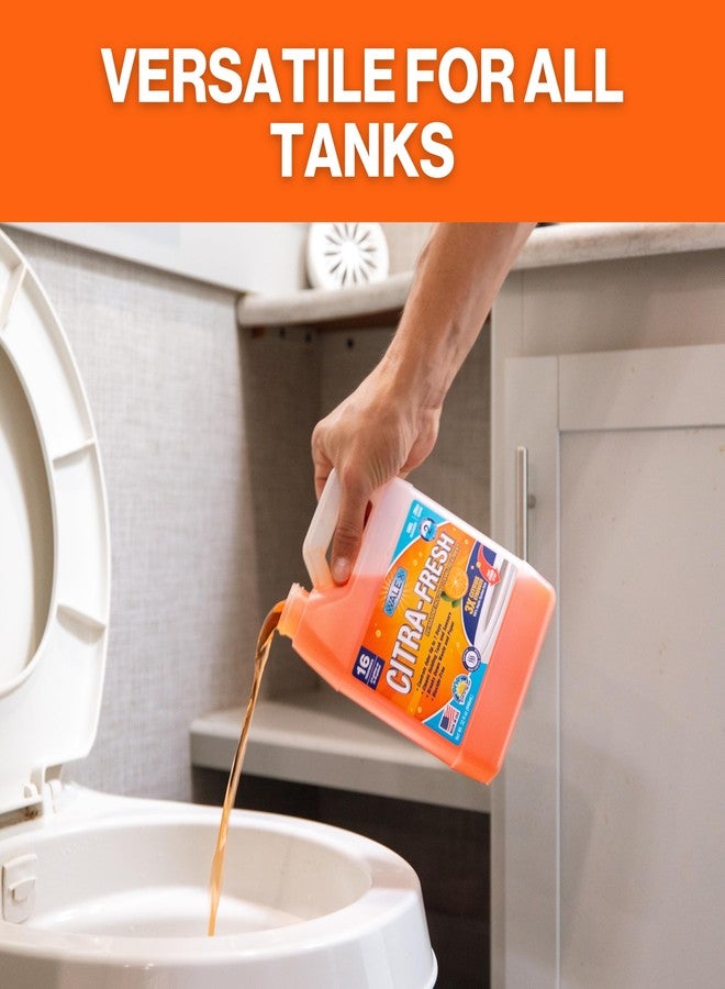 Walex Citra-Fresh Liquid Holding Tank Treatment For Rv, Camper & Marine - Black Water Deodorizer Rapid Breakdown Of Waste Toilet Paper, Biocide-Free, Septic Safe, 32Oz - Image 4