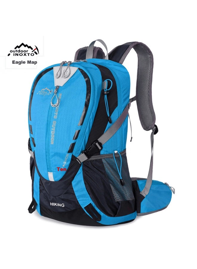 Inoxto Ultra-light Suspension Breathable Backpack Pressure-reducing Hiking Daypack 18l Blue 441a - Image 1