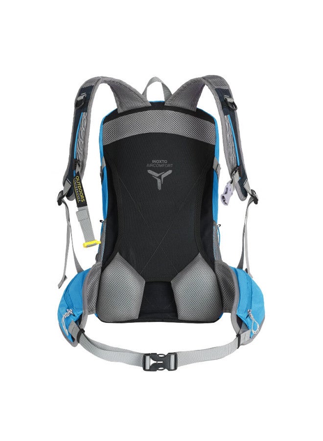 Inoxto Ultra-light Suspension Breathable Backpack Pressure-reducing Hiking Daypack 18l Blue 441a - Image 2