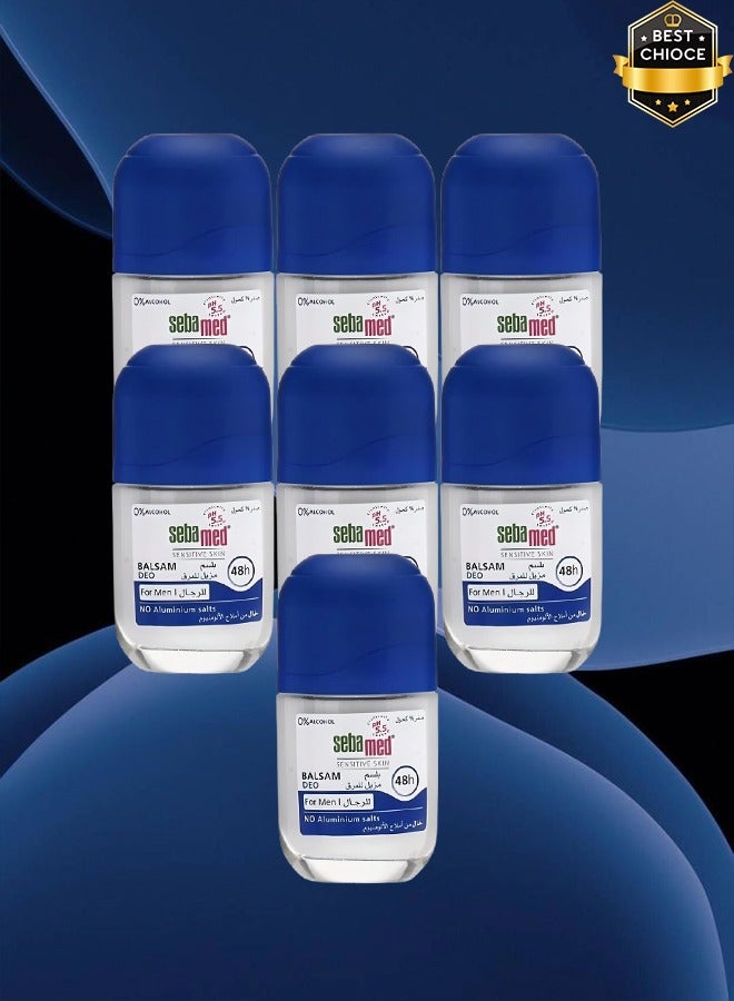 Sebamed 7 Pieces Sensitive Skin Balsam Deo For Men No Aluminium Salts 48 Hours 50ml - Image 1