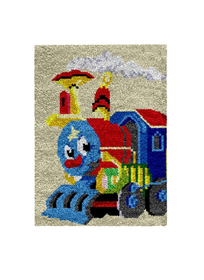 Loquat Latch Hook Rug Kit,Crochet Cat Sofa,Crochet Pattern,Crochet Rug Pattern,Rug Hook Pattern Tapestry Cushion Kit  - Image 1