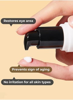 CARVENCHY Advanced Snail Peptide Eye Cream, Moisturizing and Firming Eye Skin, Reduce Dark Circles, Repairing Anti-Wrinkle Eye Essence Cream - 25ML  - Image 4