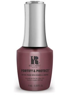 RC Red Carpet Manicure Red Carpet Manicure Fortify & Protect Mauve Crème Gel Polish For Strong Healthy Nails Infused With Vitamin A & Biotin (My Audition Tape) Led Nail Gel Color 0.3 Fl Oz  - Image 1