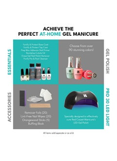 RC Red Carpet Manicure Red Carpet Manicure Fortify & Protect Mauve Crème Gel Polish For Strong Healthy Nails Infused With Vitamin A & Biotin (My Audition Tape) Led Nail Gel Color 0.3 Fl Oz  - Image 4