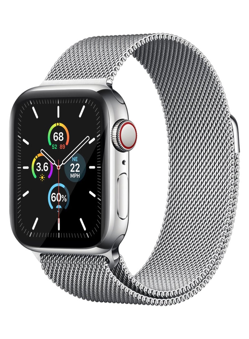 Rock Pow سوار بديل من الفولاذ المقاوم للصدأ لساعة Apple Watch Series SE/8/7/6/5/4/3/2/1 مقاس 38/40/41 مم  - Image 1