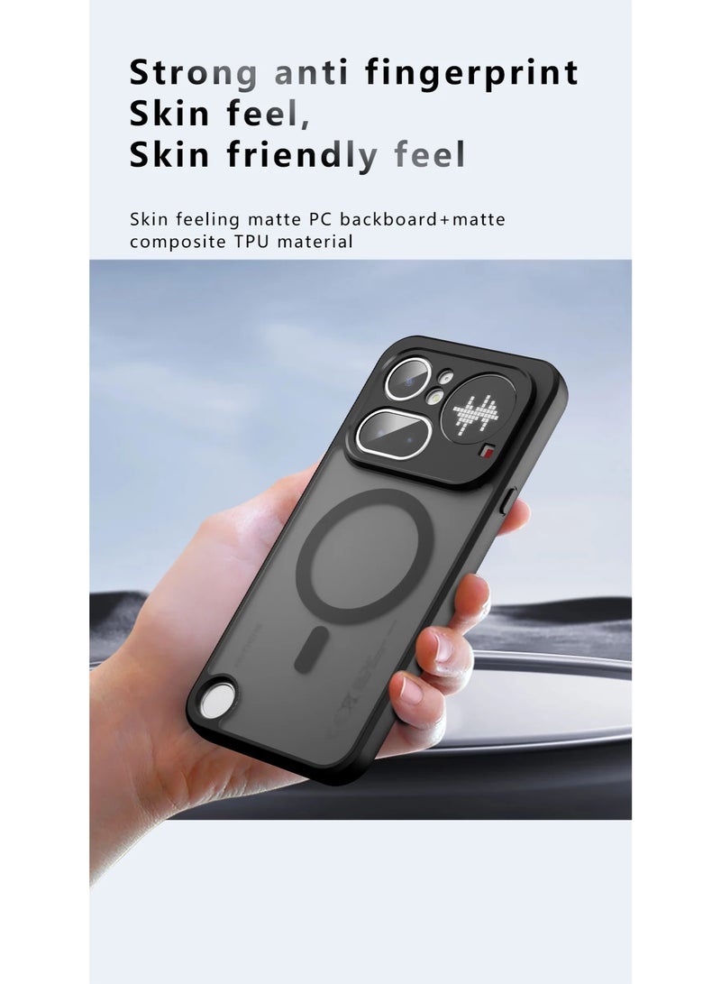 Wechdo Nothing Phone 4a Pro Magnetic Case - Shockproof Translucent Matte Cover with Camera Protection - Image 2