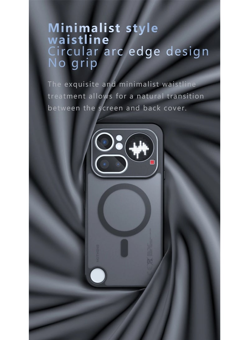 Wechdo Nothing Phone 4a Pro Magnetic Case - Shockproof Translucent Matte Cover with Camera Protection - Image 5