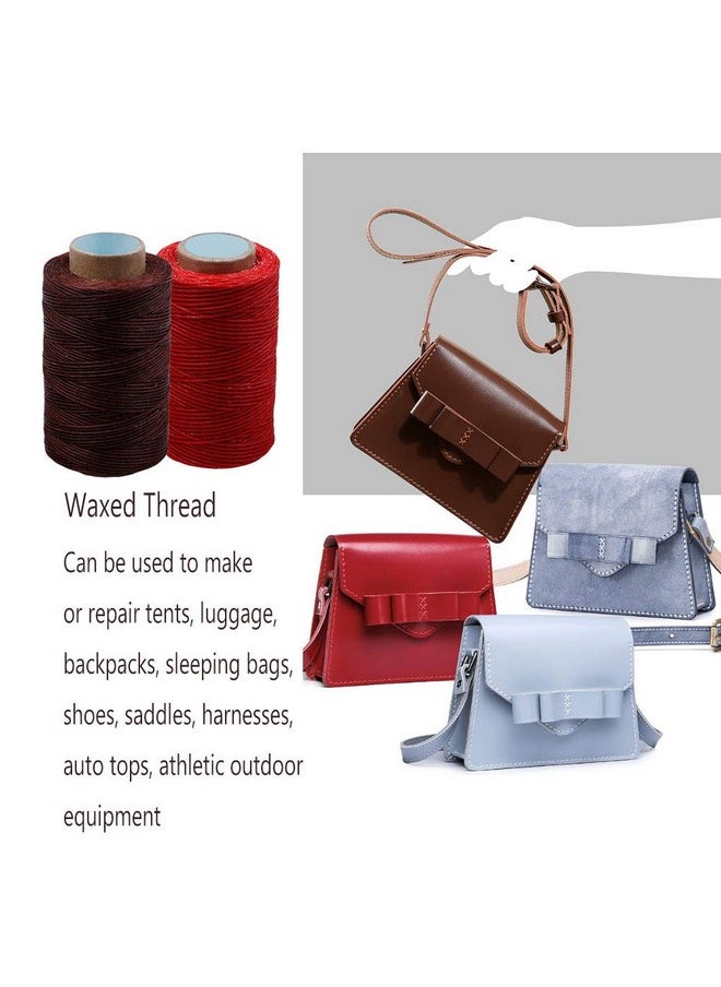 Butuze - Colorful 284Yards Leather Sewing Waxed Thread Practical Long Stitching Thread For Leather Craft Diy/Bookbinding/Shoe Repairing/Leather Projects - Image 1