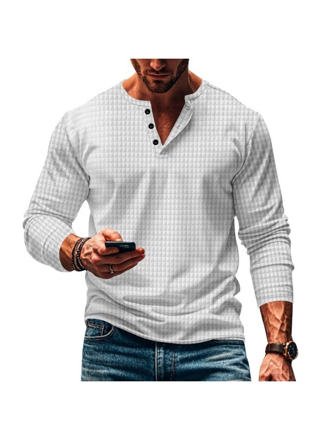 Autumn Winter Men's Long Sleeve T-Shirt Breathable Sports Casual Shirt Comfortable Lightweight Men's Fashion Top - Image 3